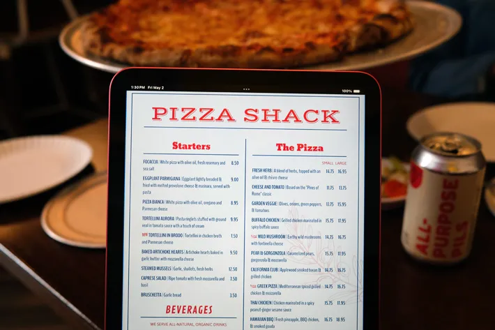iPad Menu